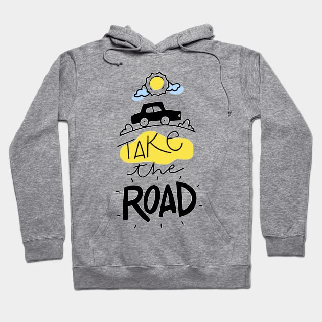 Take the Road Hoodie by VeCreations